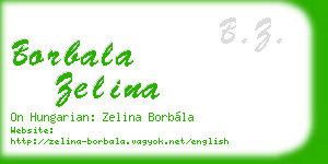 borbala zelina business card